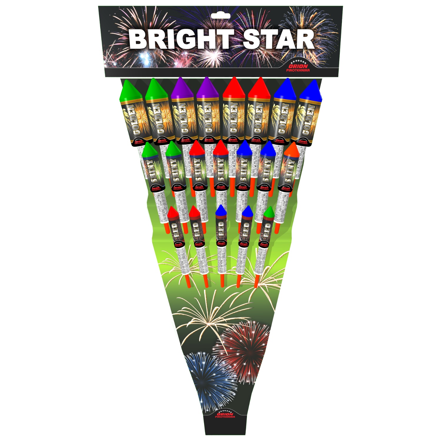 BRIGHT STAR SET RAKETA — Orion pirotehnika