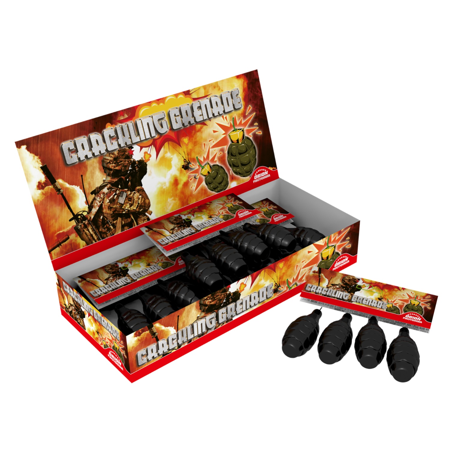 CRACKLING GRENADE — Orion pirotehnika