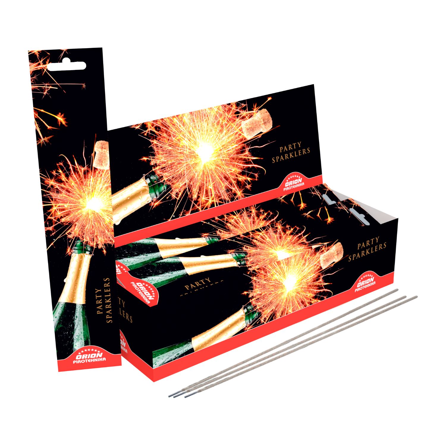 PARTY SPARKLERS CHAMPANGE 25CM
