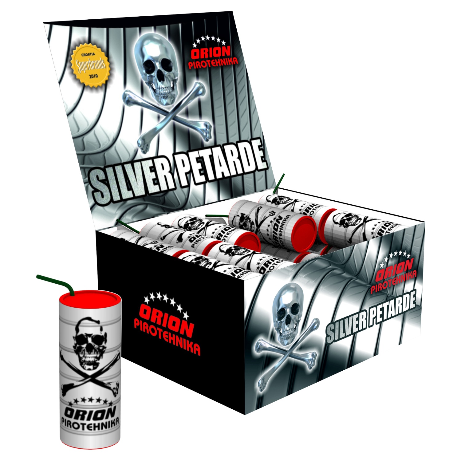 SILVER PETARDA 1/16 — Orion pirotehnika